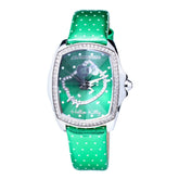 Chronotech Green Leather Watch -   -  Chronotech.